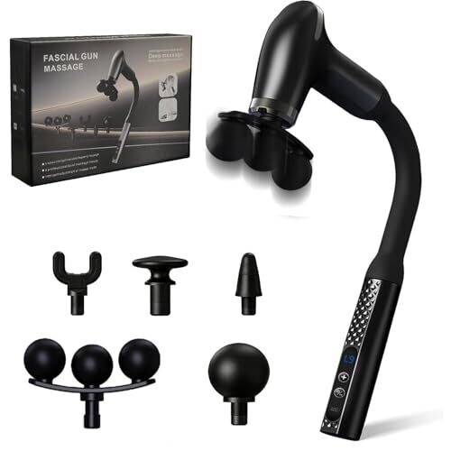 Massage Gun with Extension Handle, Back...